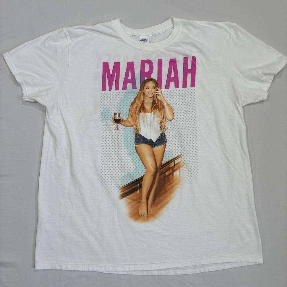 MARIAH CAREY OFFICIAL NORTH AMERICA TOUR 2017 DATES T-SHIRT RARE SIZE XL